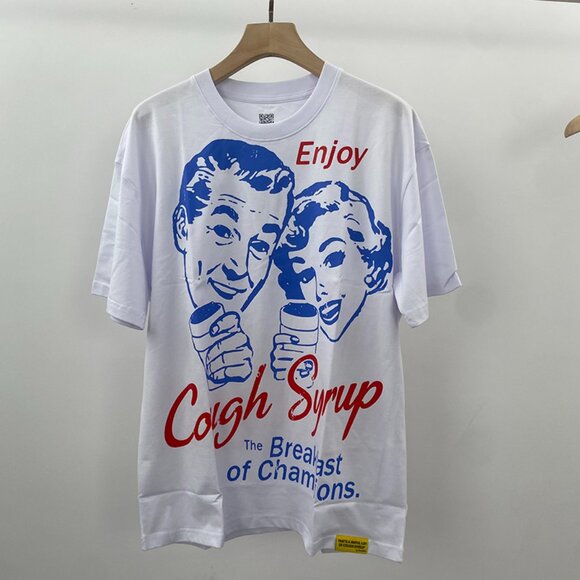Cough Syrup The Breakfast Of Champions T-shirt - Picture 1 of 5